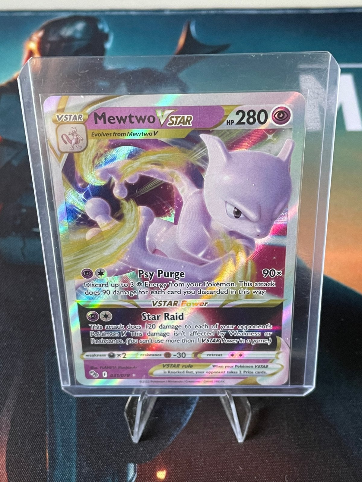 Mewtwo Vstar, Ophalen of Verzenden, Zo goed als nieuw