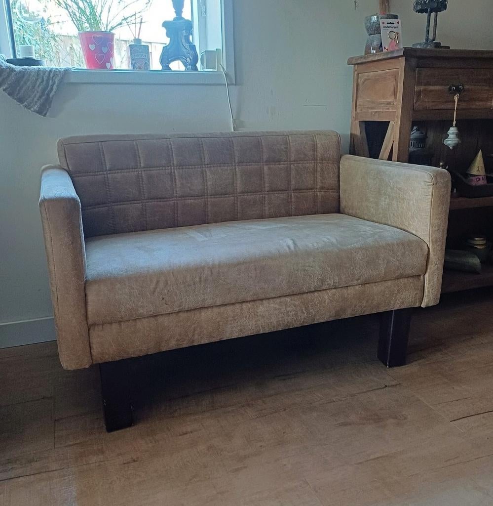 Super leuk bankje. Love seat, Ophalen, Tweepersoons, 75 tot 100 cm, Zo goed als nieuw