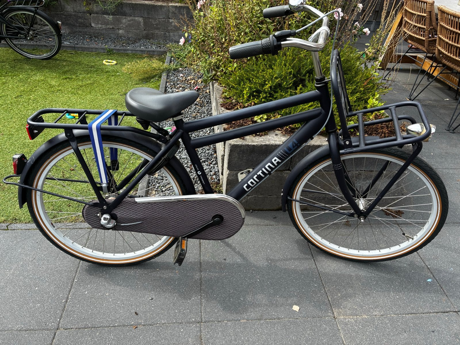 Cortina U4 Transportfiets - Zwart - Zo goed als nieuw, 50 tot 53 cm, Ophalen, Zo goed als nieuw, Terugtraprem