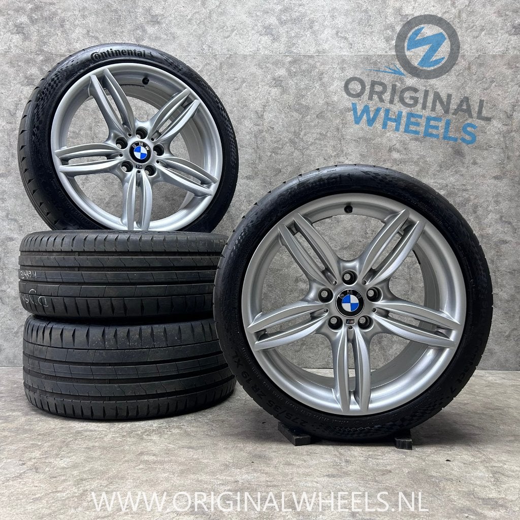 19 inch originele velgen + zomerbanden BMW 5 serie 351 M, 19 inch, Banden en Velgen, Ophalen of Verzenden, Personenwagen