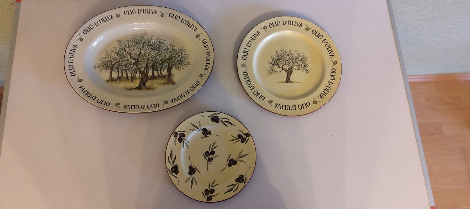 Servies set Olio d'Oliva Schalen en borden JET by Ter Steege, Huis en Inrichting, Keuken | Servies, Landelijk/Boerenbont, Ophalen of Verzenden