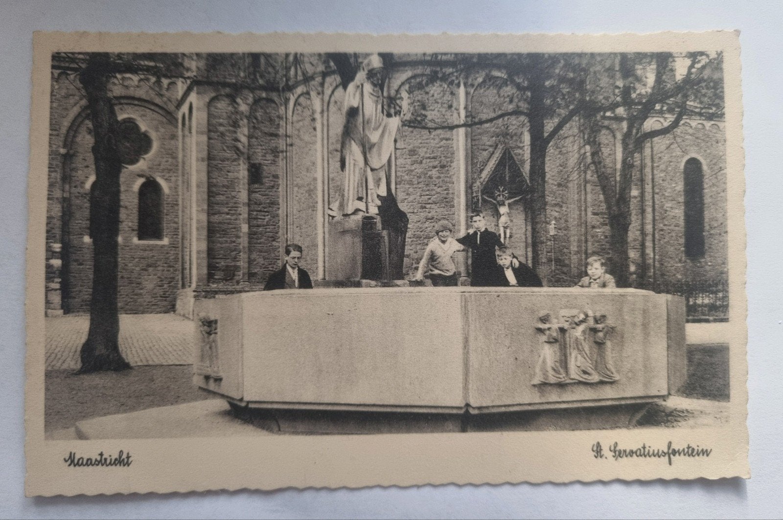 Maastricht - St. Servatiusfontein, Ophalen of Verzenden, Voor 1920, Ongelopen, Limburg