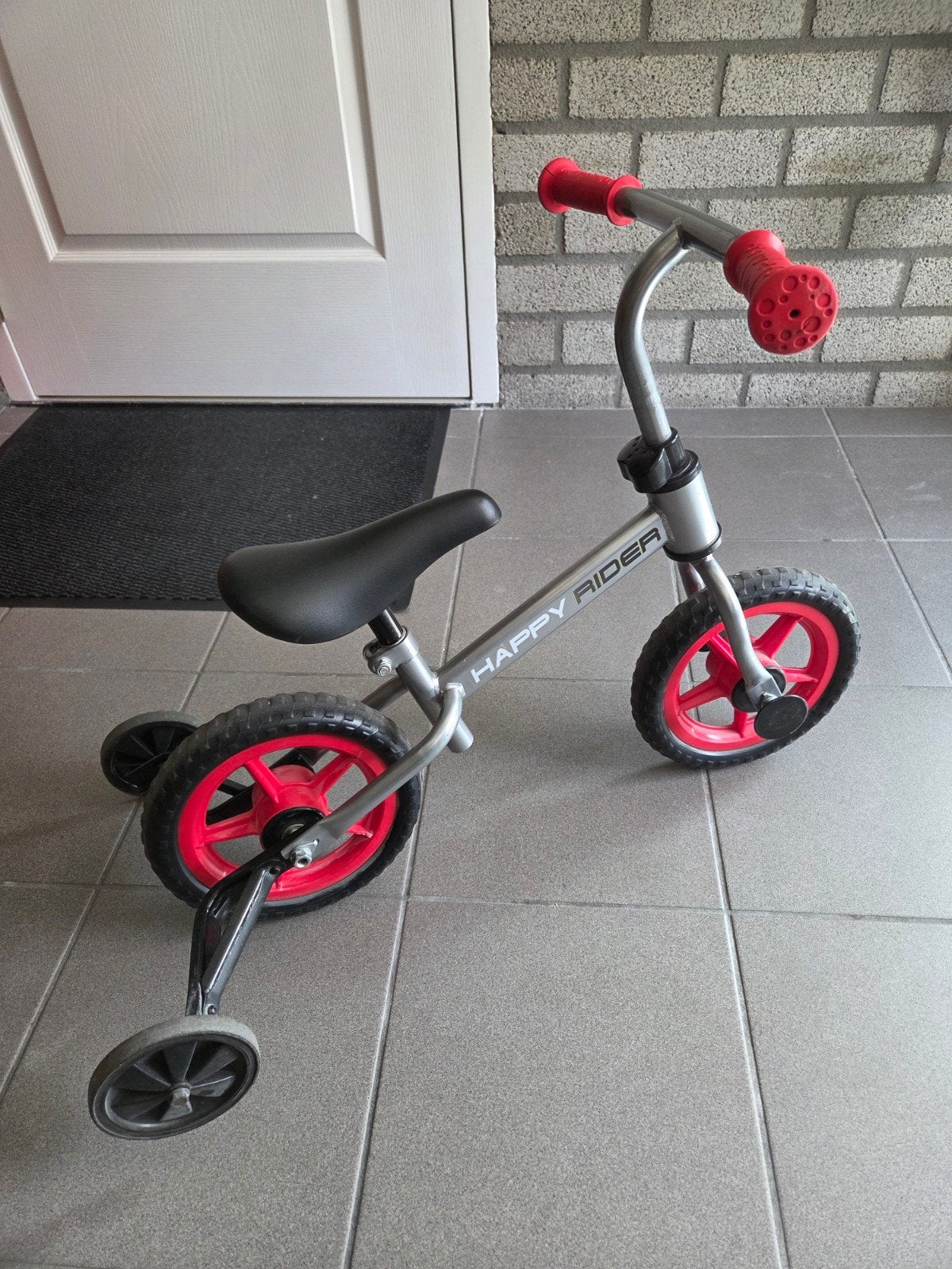 loopfiets / 3 wieler, Ophalen, Terugtraprem, Zijwieltjes, Minder dan 16 inch