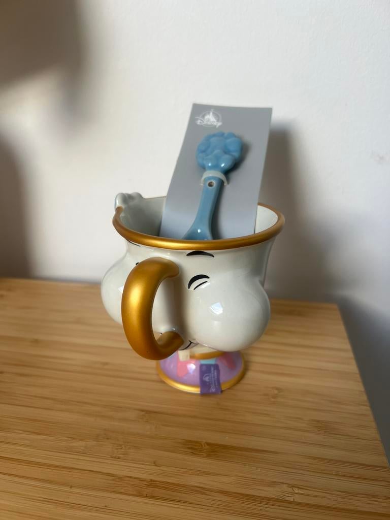 barstje chip belle en het beest, Ophalen of Verzenden, Assepoester of Belle, Nieuw, Servies