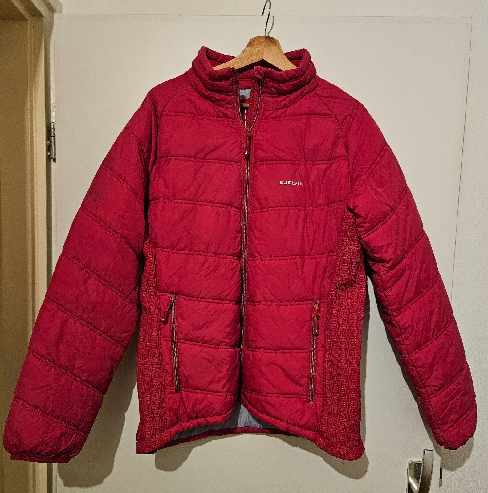 K-JELVIK winterjas  maat 46, Ophalen of Verzenden, Zo goed als nieuw, Maat 46/48 (XL) of groter, Roze
