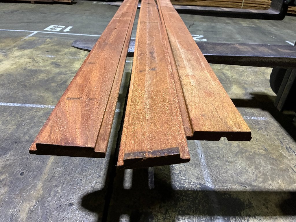 Hardhouten Planken afdekker 20x105mm € 1,71 m1, Ophalen, Planken, Nieuw, Hardhout