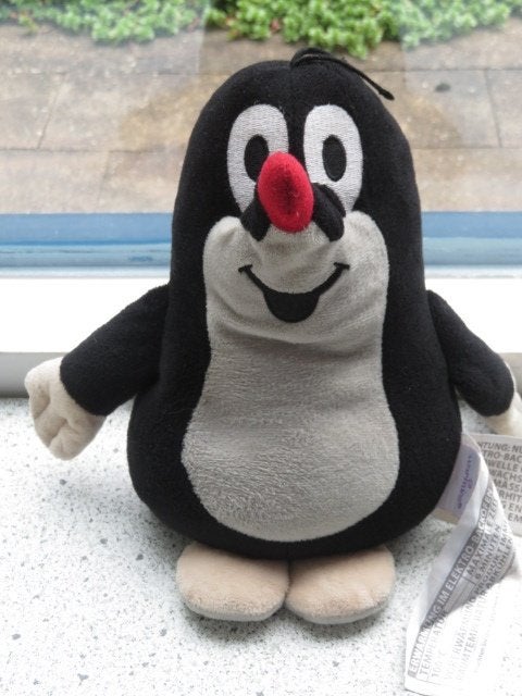 MOL merk Warmies meet ca 26 cm totaal magnetronknuffel, Overige typen, Zwart, Ophalen of Verzenden, Zo goed als nieuw
