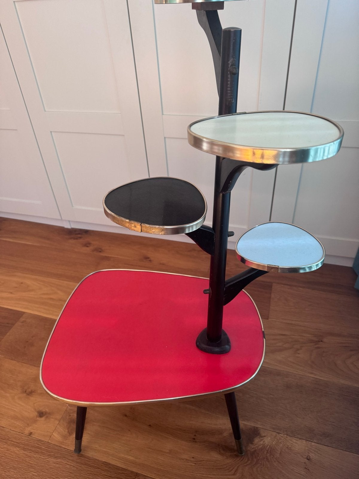 Vintage Mid-Century Plantentafel Jaren 50/60 Rockabilly, Huis en Inrichting, Ophalen of Verzenden, Gebruikt
