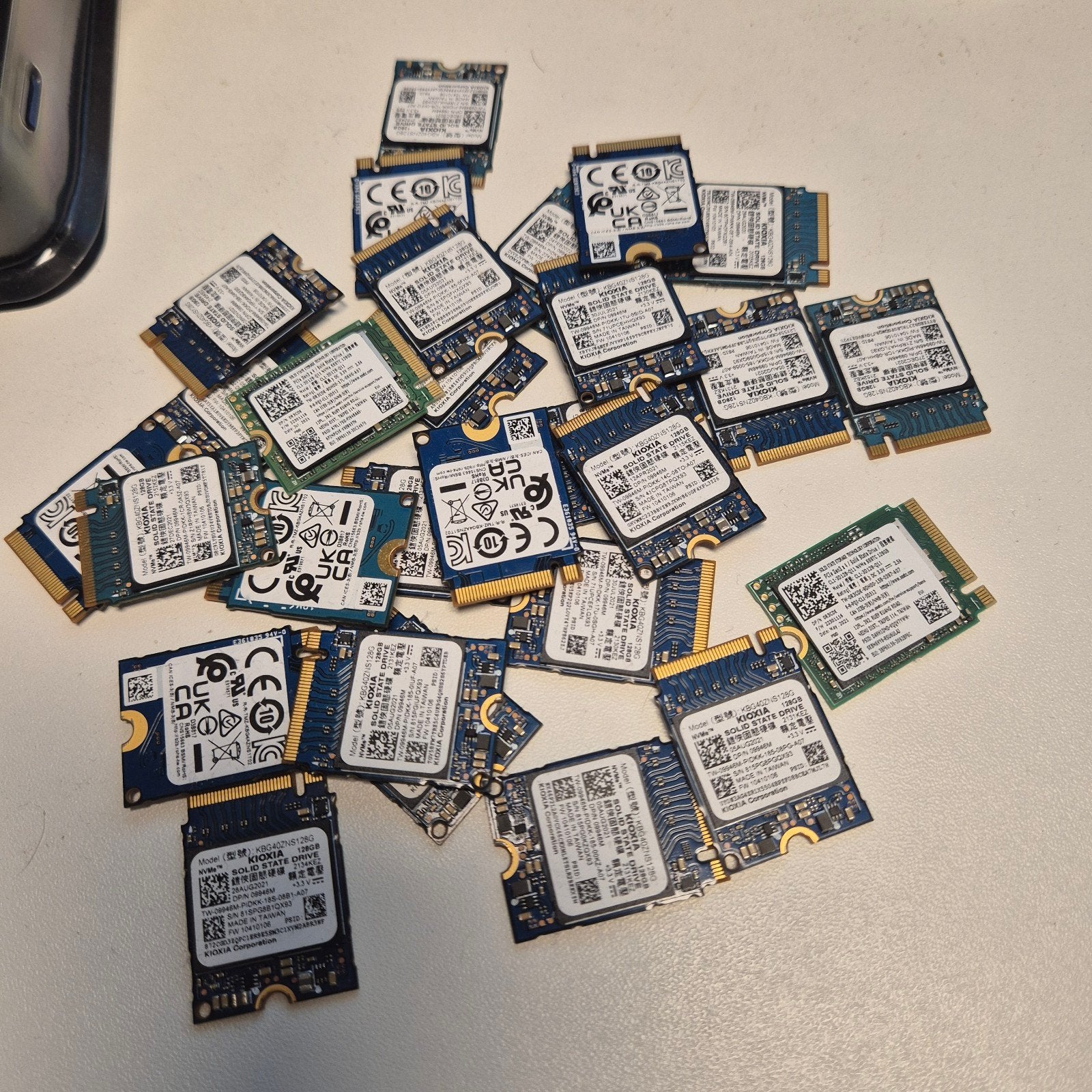 Diverse A merken 128GB Nvme SSD 2230, Computers en Software, Harde schijven, Gebruikt, KIOXIA, Verzenden, SSD