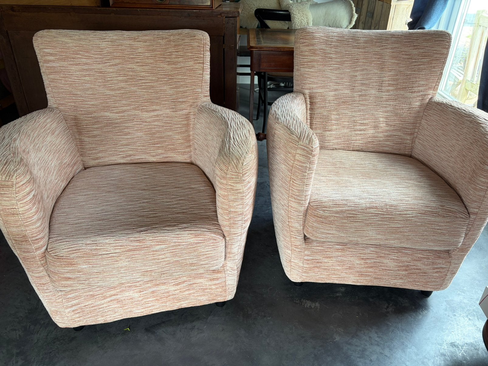 2 wittmann fauteuils, Huis en Inrichting, Ophalen, Minder dan 75 cm, Zo goed als nieuw, Stof