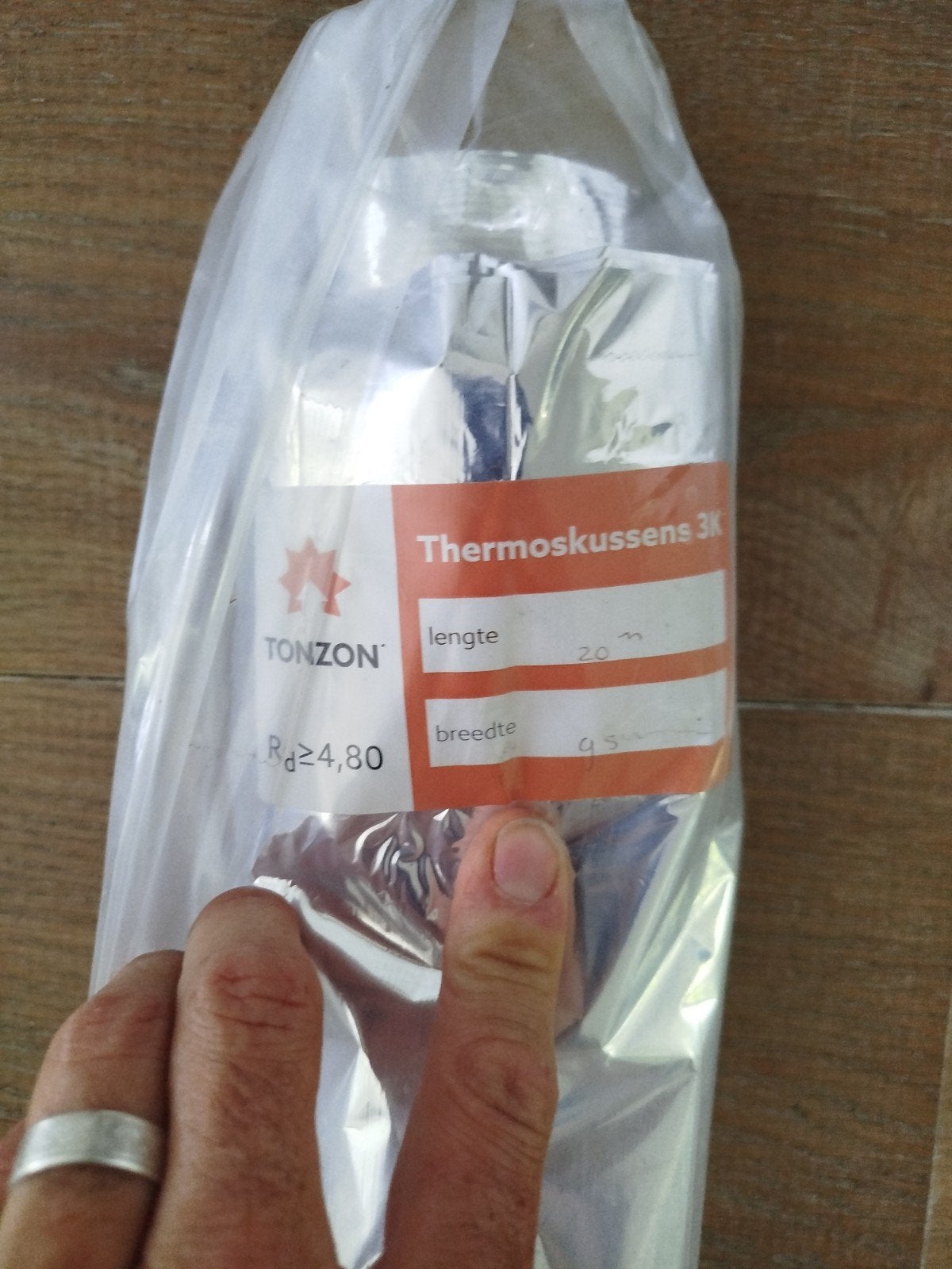 TONZON Thermoskussens 3K isolatie (20m x 95cm), Overige materialen, 12 cm of meer, Nieuw, Ophalen of Verzenden