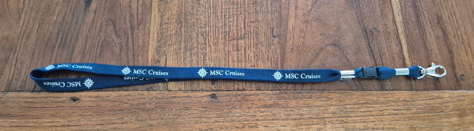Origineel MSC Cruises donkerblauw keycord /lanyard *zgan*, Verzamelen, Sleutelhangers, Ophalen of Verzenden, Zo goed als nieuw