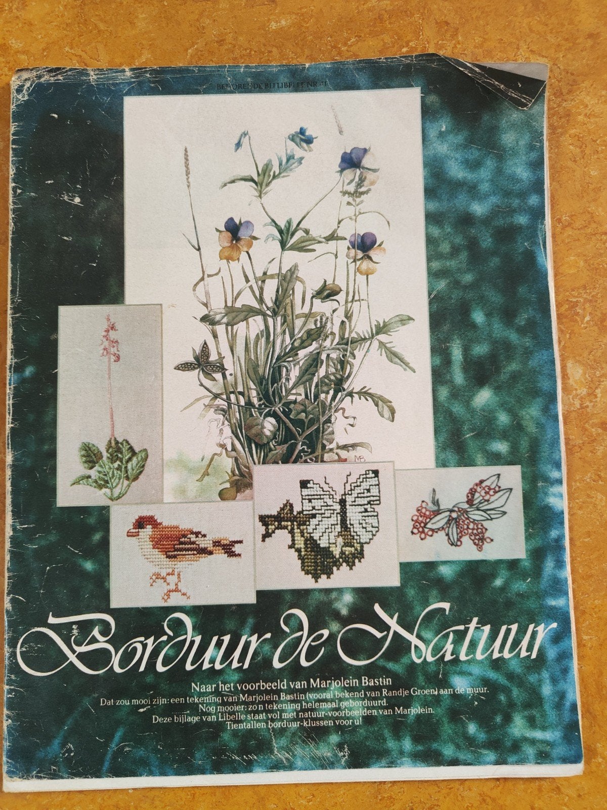 borduur de natuur voorbeeld Marjolein Bastin bijlage Libelle, Ophalen of Verzenden, Patroon
