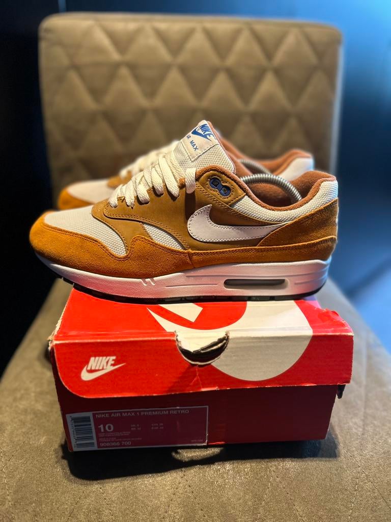 Nike Air Max 1 Curry 2.0 US10 EU44, Ophalen of Verzenden, Zo goed als nieuw, Overige kleuren