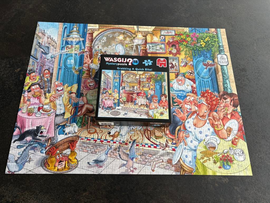 Legpuzzel van Wasgij, Ophalen, 500 t/m 1500 stukjes, Zo goed als nieuw