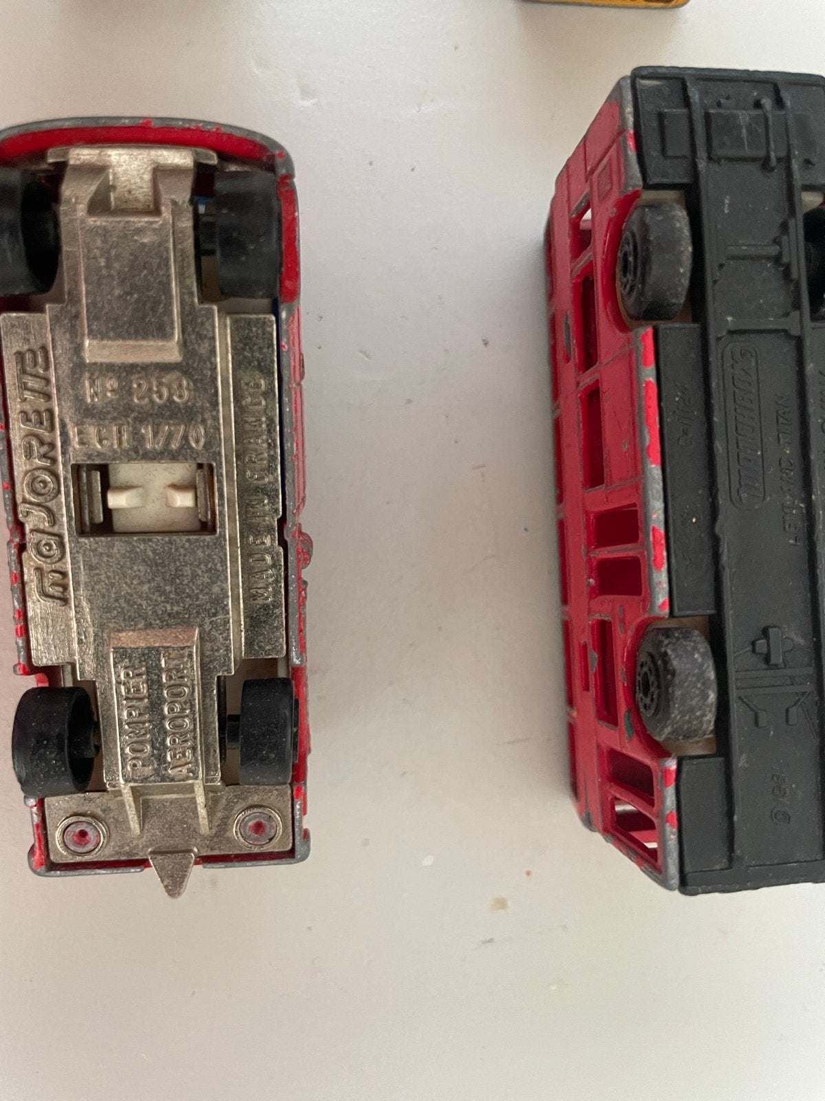 Vintage Matchbox en Majorette speelgoedauto's - set van 8, Ophalen of Verzenden, Gebruikt