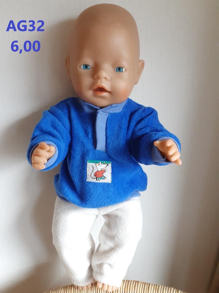 Poppenkleertjes baby born. Set. Opbrengst KiKa., Ophalen, Nieuw, Babypop
