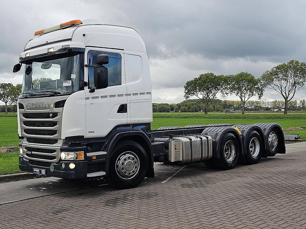 SCANIA R450 8x4*4 retarder pto, Auto's, Automaat, Euro 6, Scania, Wit