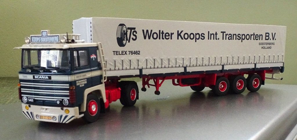 miniatuurvrachtwagen schaal 1:50, Hobby en Vrije tijd, Modelauto's | 1:50, Ophalen of Verzenden, Zo goed als nieuw, Bus of Vrachtwagen