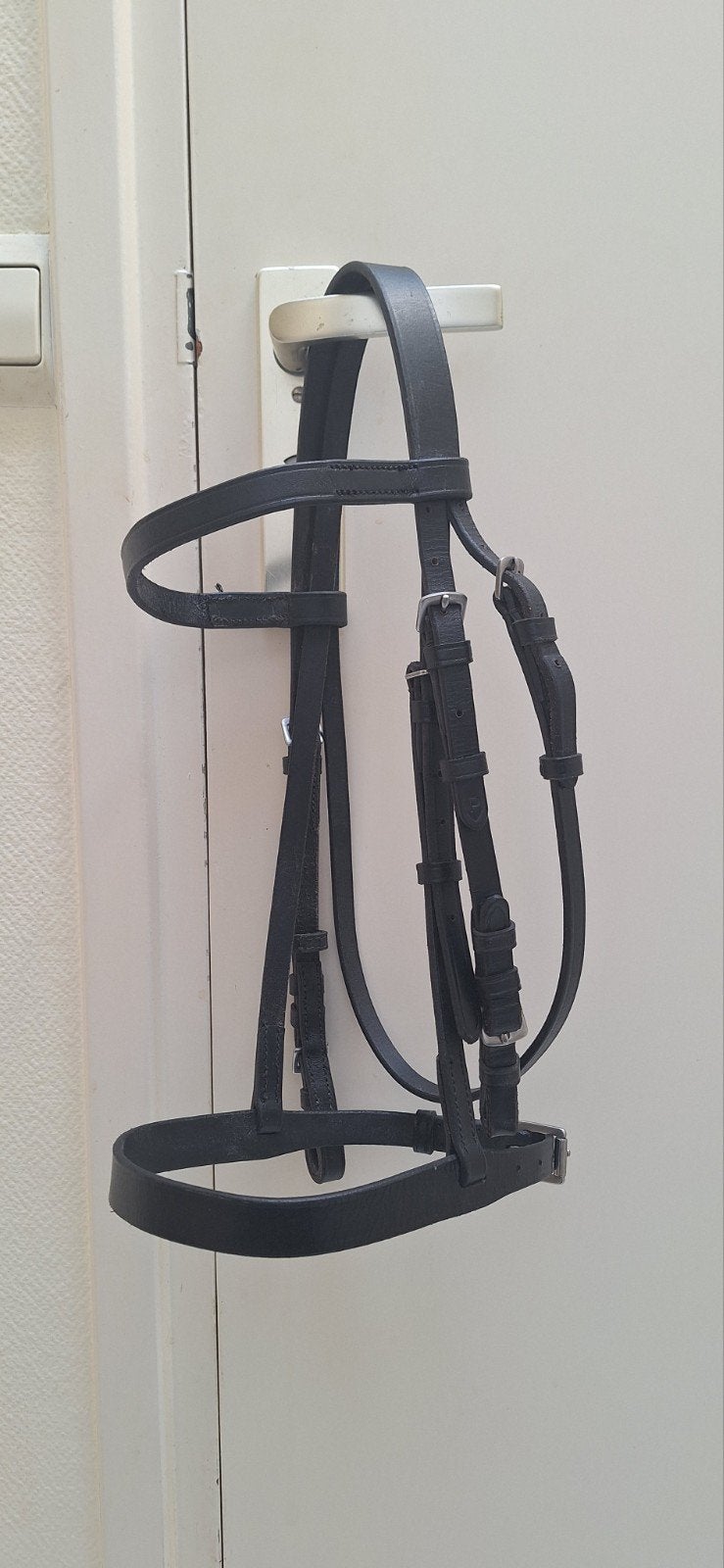 zgan zwart Hunter hoofdstel maat pony, Dieren en Toebehoren, Hoofdstel, Ophalen of Verzenden, Pony, Zwart