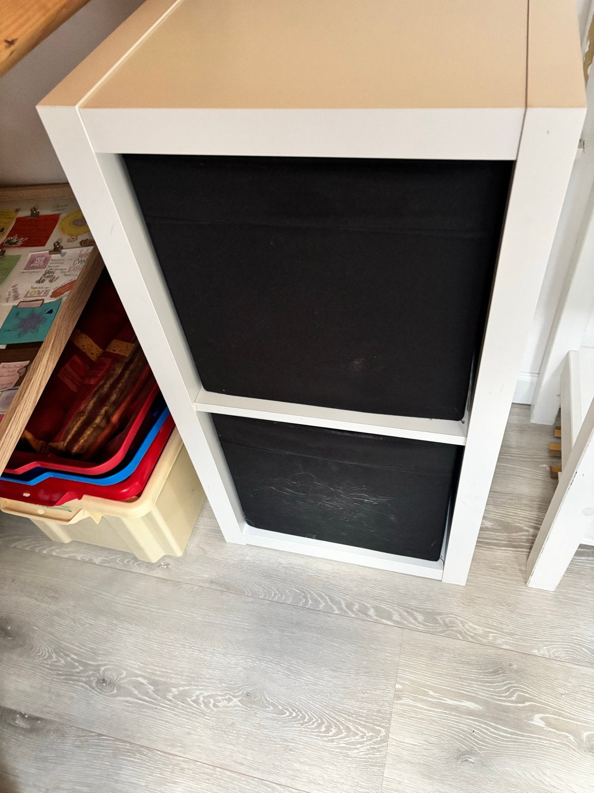 Ikea ladekast met 2 lades - Wit, Overige materialen, Minder dan 50 cm, Gebruikt, 1 of 2 laden