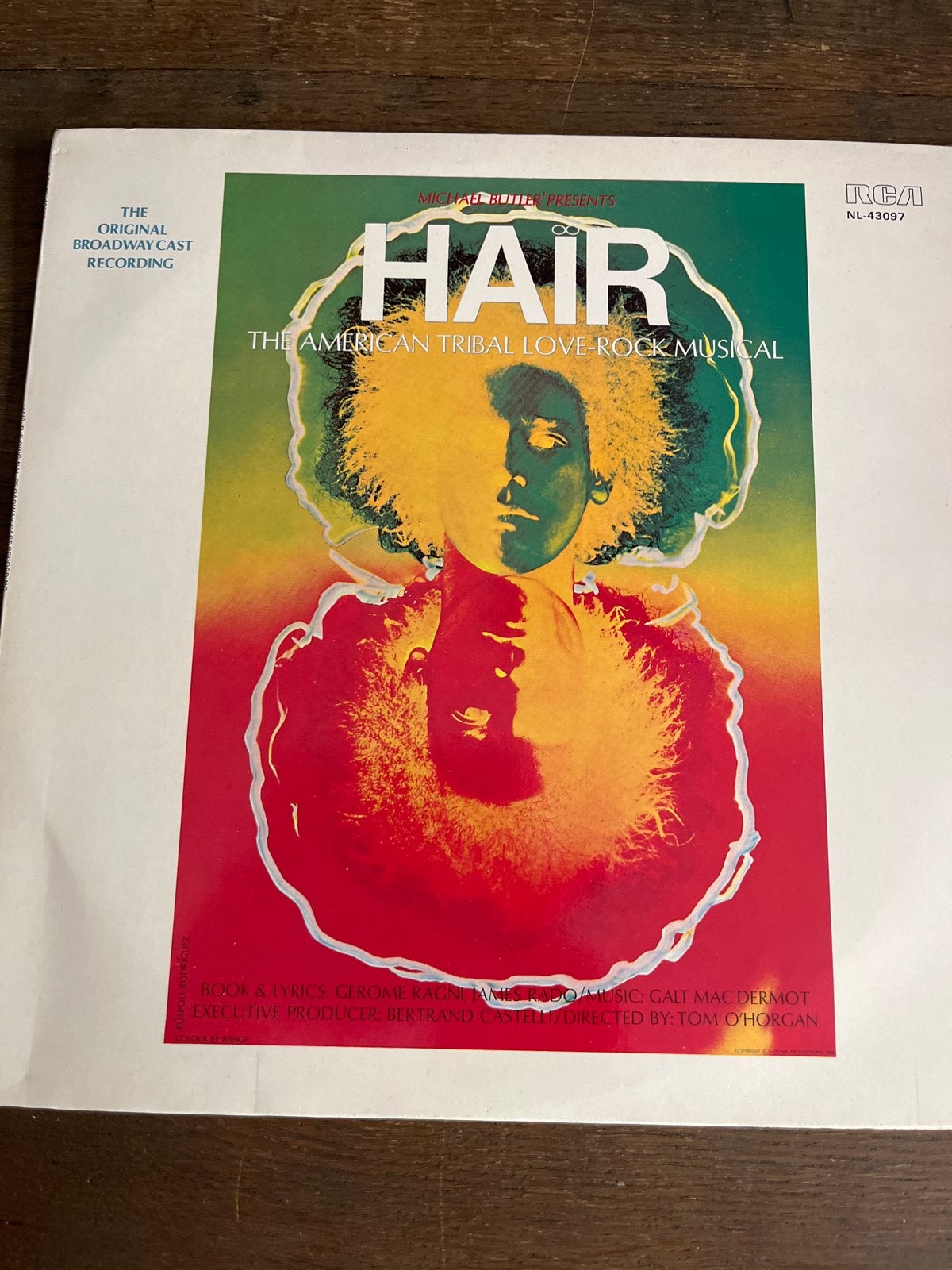 Hair - The Original Broadway Cast Recording LP (1979), Ophalen of Verzenden, 1970 - 1979, Gebruikt, 12 inch