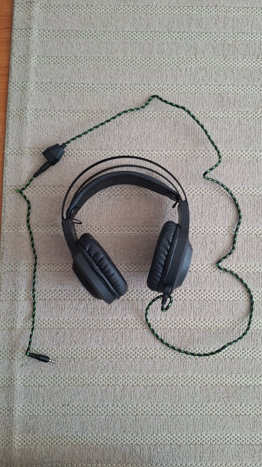 Battletron Gaming Headset met Microfoon - Zwart/Groen, Ophalen of Verzenden