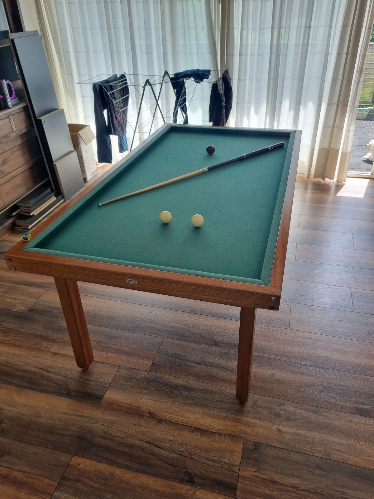 Compacte Biljarttafel met 3 Keuen en Ballen, Ophalen, Gebruikt, Biljarttafel