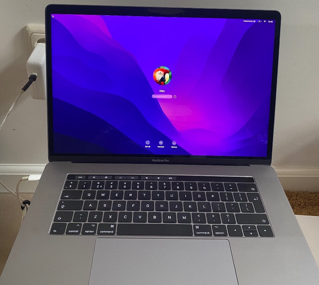 Apple MacBook Pro 15”  2017 Touch Bar 2.9GHz i7  16GB- 512GB, Gebruikt, 2 tot 3 Ghz, 512 GB, 16 GB