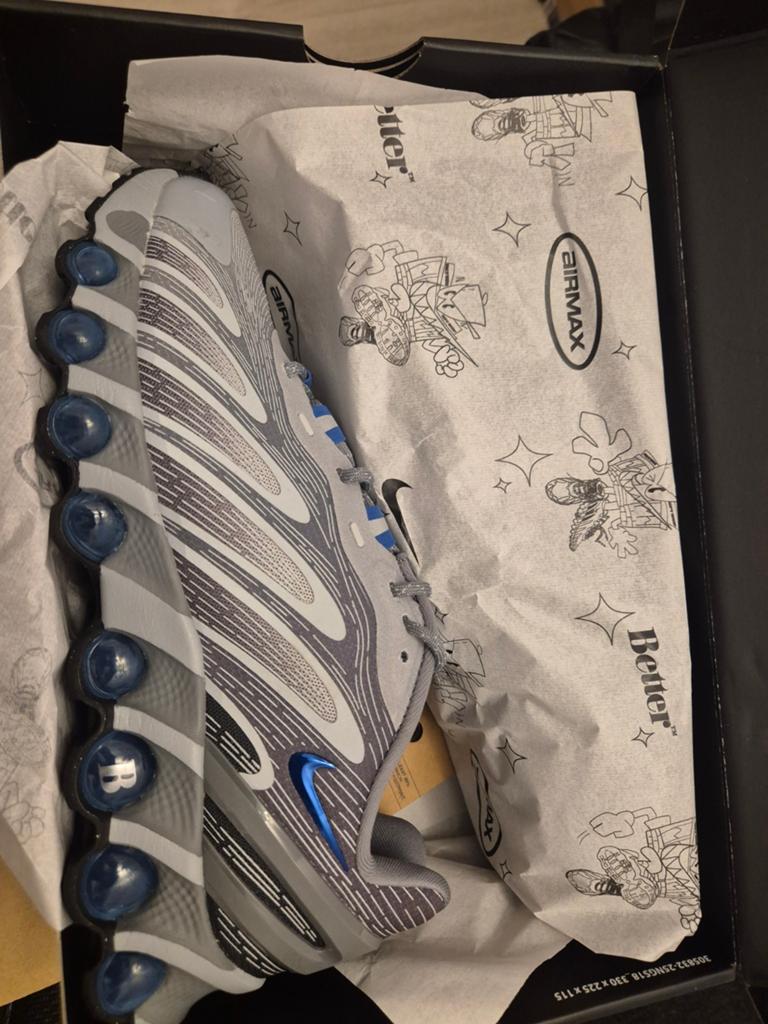 Nike Air Max DN8 Wolf Grey/Photo Blue-Cool Grey Maat 43, Overige kleuren, Nike, Nieuw, Ophalen of Verzenden