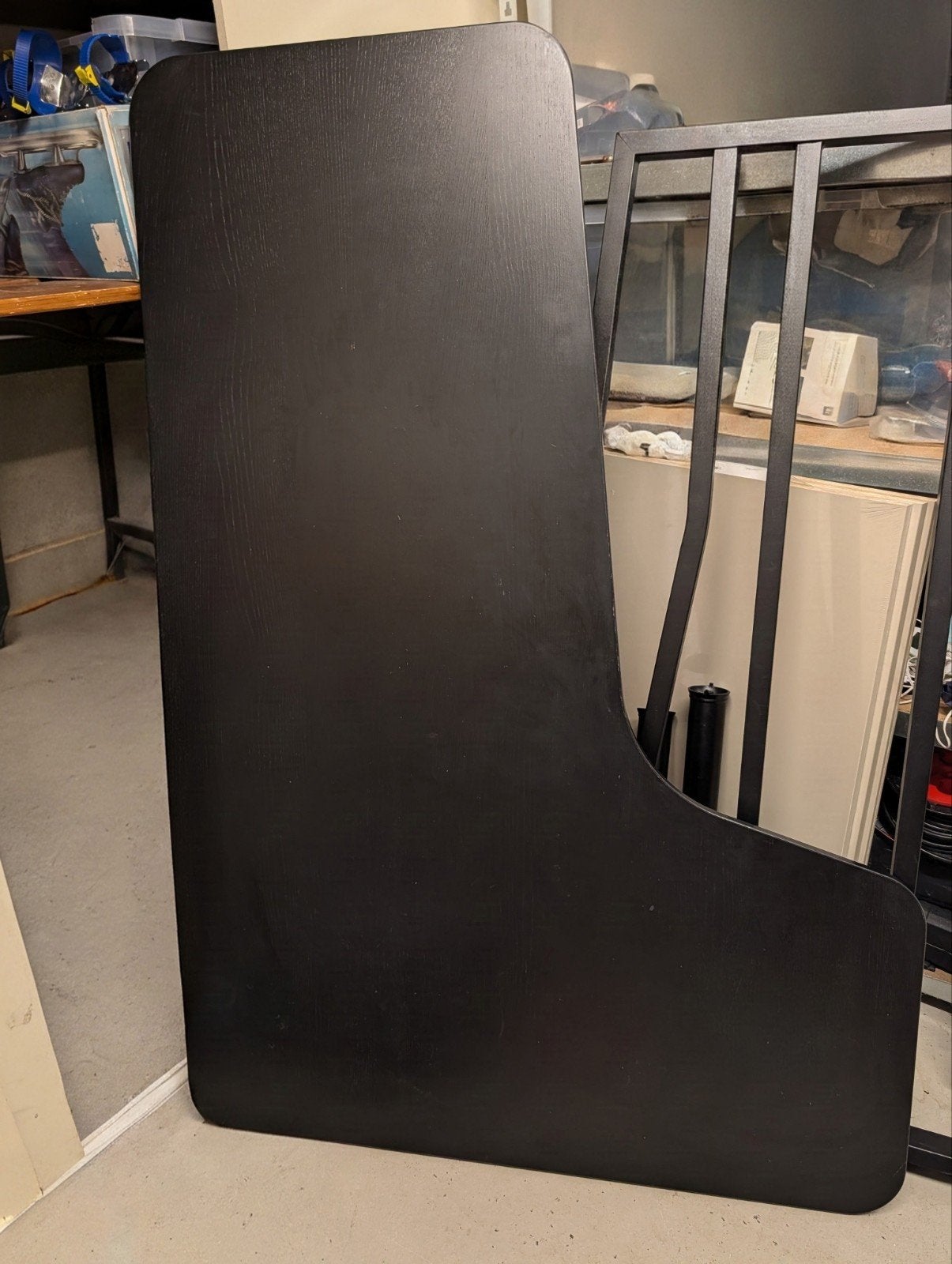 IKEA Bekant hoekbureau links, zwart, gebruikt, Zwart, Gebruikt, Hoekbureau, Ophalen of Verzenden