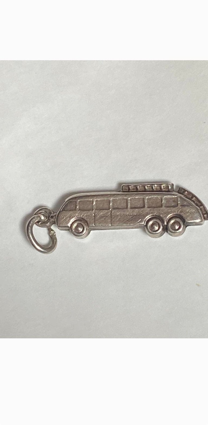 Zilveren bedel hanger tram?voor bedelarmband ketting, Ophalen of Verzenden, Zo goed als nieuw, Zilver