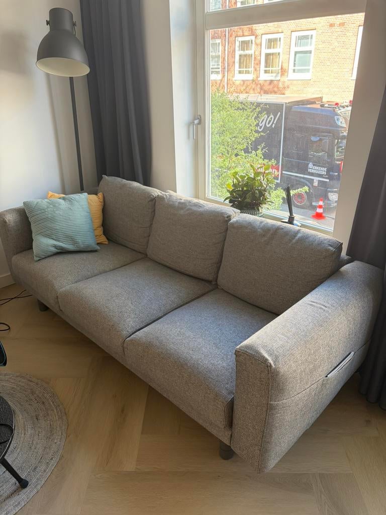 Couch / Sofa - gray, 3 seater, 210x90, Ophalen, Zo goed als nieuw