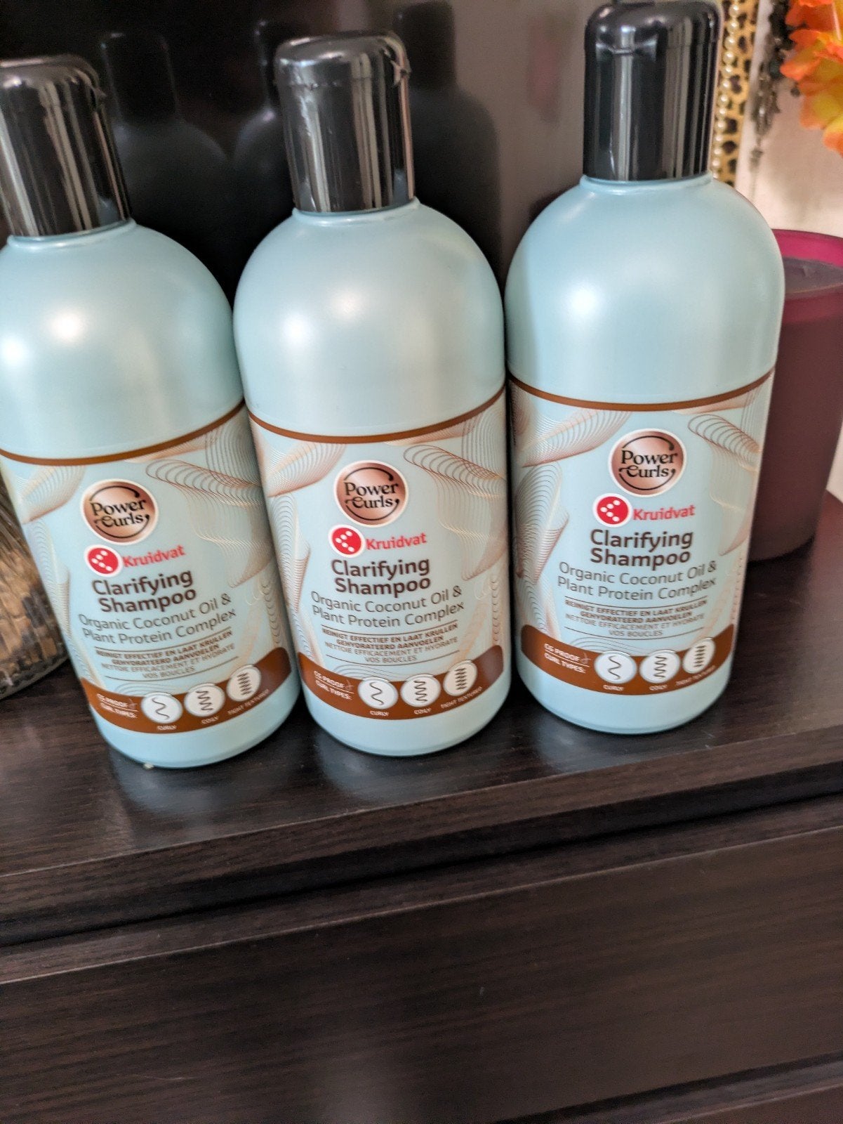 3x Kruidvat Power Curls Clarifying Shampoo CG, Ophalen of Verzenden, Nieuw, Shampoo of Conditioner