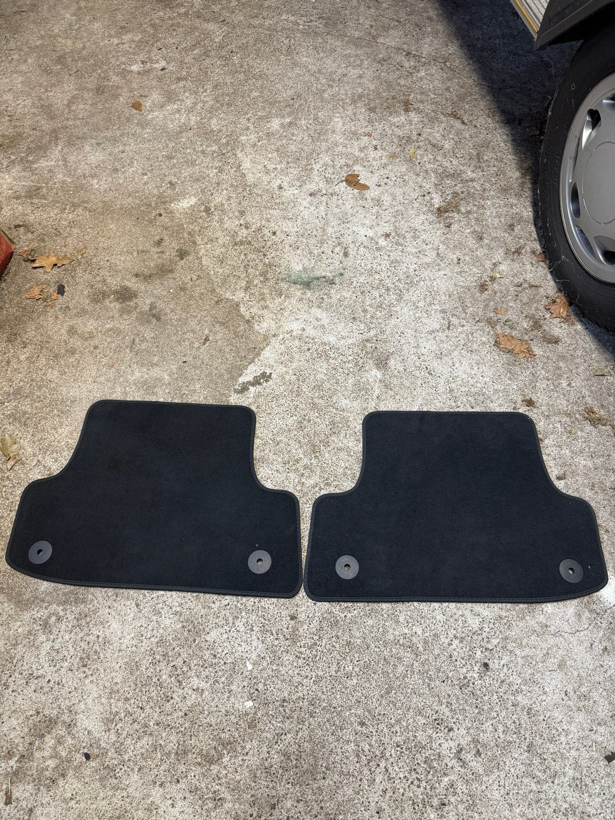 Originele Audi A3 S3 8V vloermatten Achter, Ophalen of Verzenden, Zo goed als nieuw