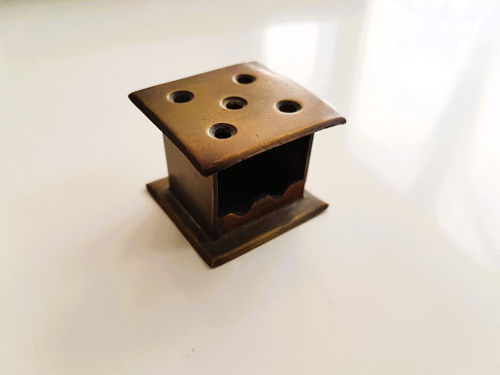 Miniatuur stoofje, Antiek en Kunst, Antiek | Koper en Brons, Ophalen of Verzenden, Koper