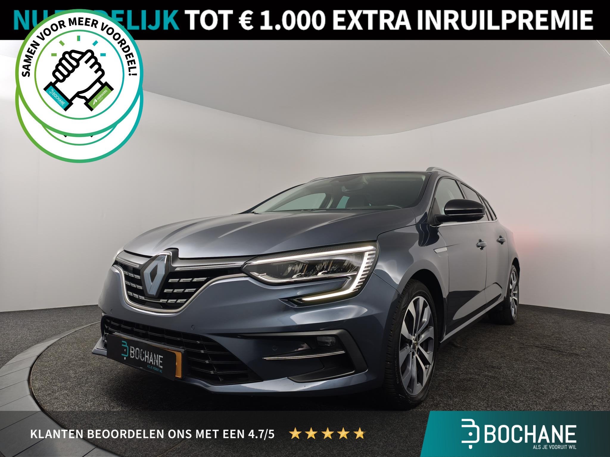 Renault Mégane Estate 1.3 TCe 140 Techno | Trekhaak | Stoel, Stof, Gebruikt, Euro 6, 4 cilinders