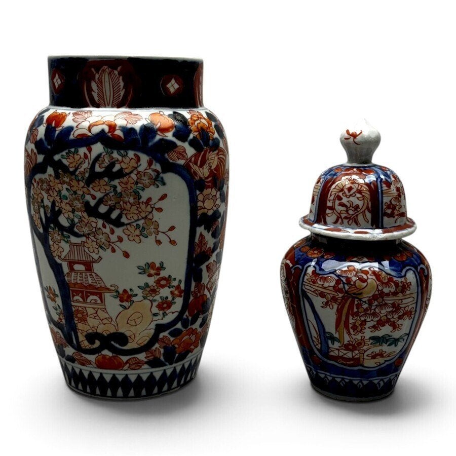 Vier Japanse Imari-vazen, Ophalen of Verzenden