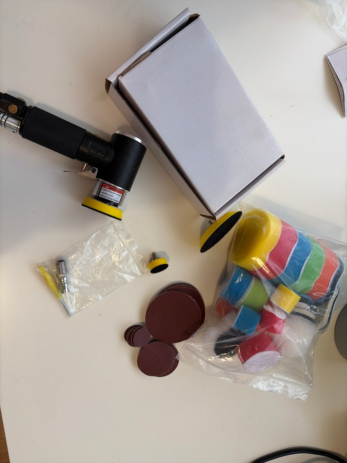 Mini Pneumatische Schuurmachine Kit - Nieuw, Ophalen of Verzenden, Nieuw, Minder dan 600 watt, Overige typen