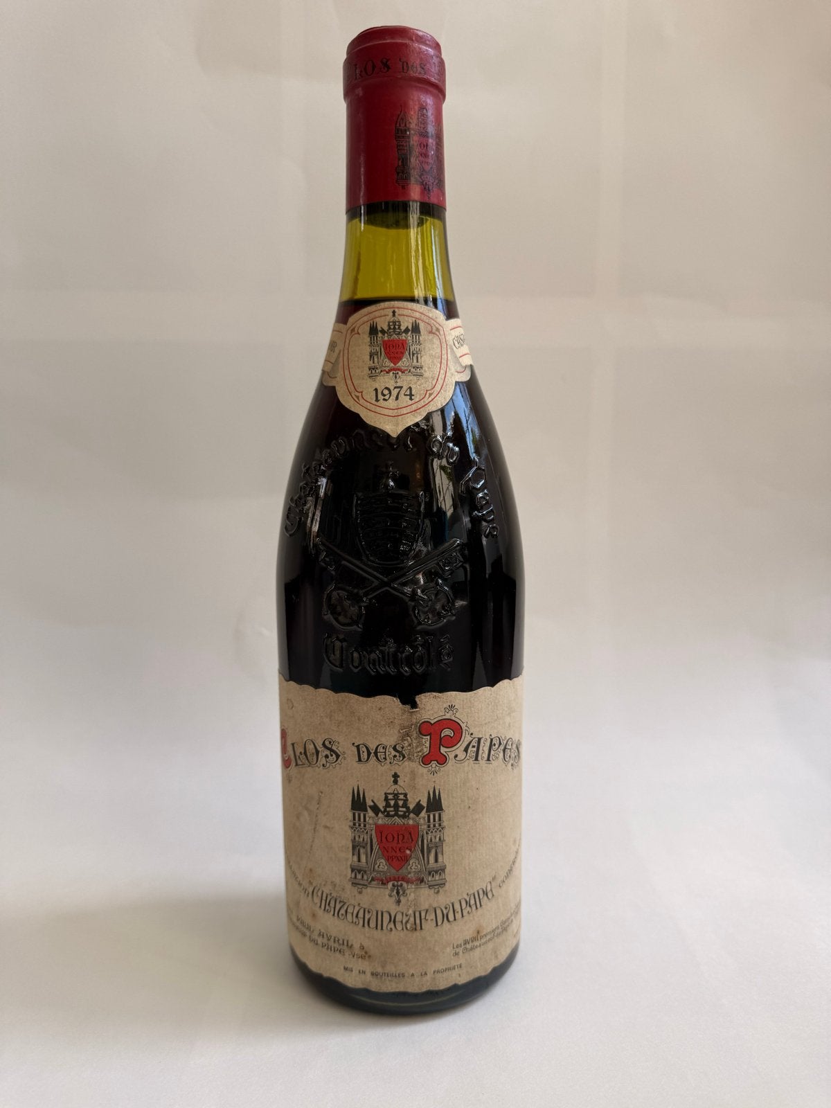 Clos des Papes Châteauneuf-du-Pape 1974, Frankrijk, Nieuw, Ophalen of Verzenden, Rode wijn