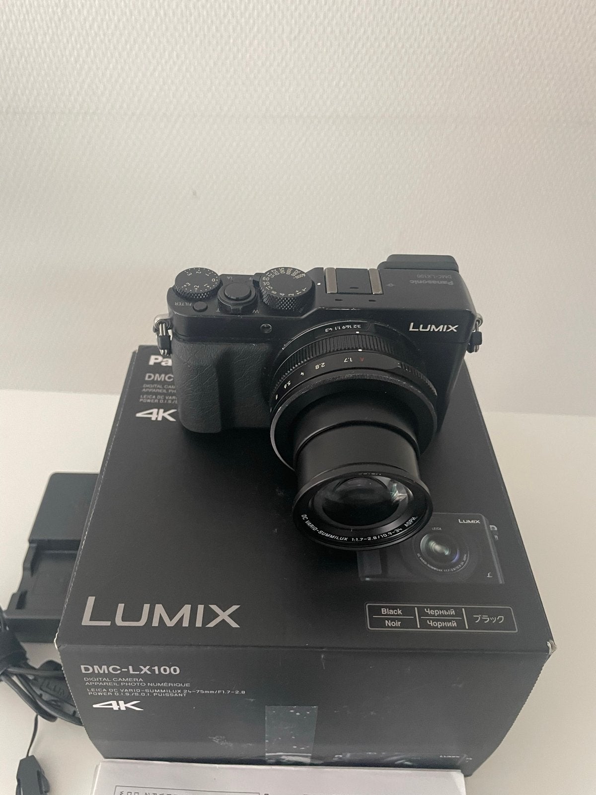 LUMIX LX100 met accessoires, Audio, Tv en Foto, Fotocamera's Digitaal, Compact, Ophalen of Verzenden, Zo goed als nieuw, 4 t/m 7 keer