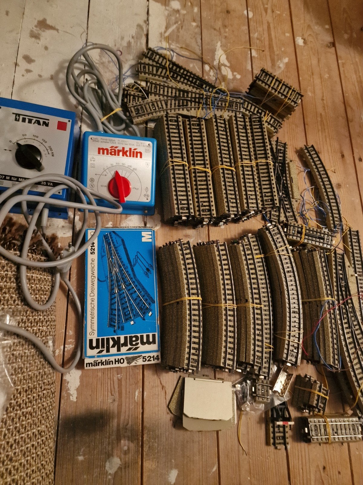 Märklin spoor en wisselspoor adapters, Wisselstroom, Gebruikt, Rails, Ophalen of Verzenden