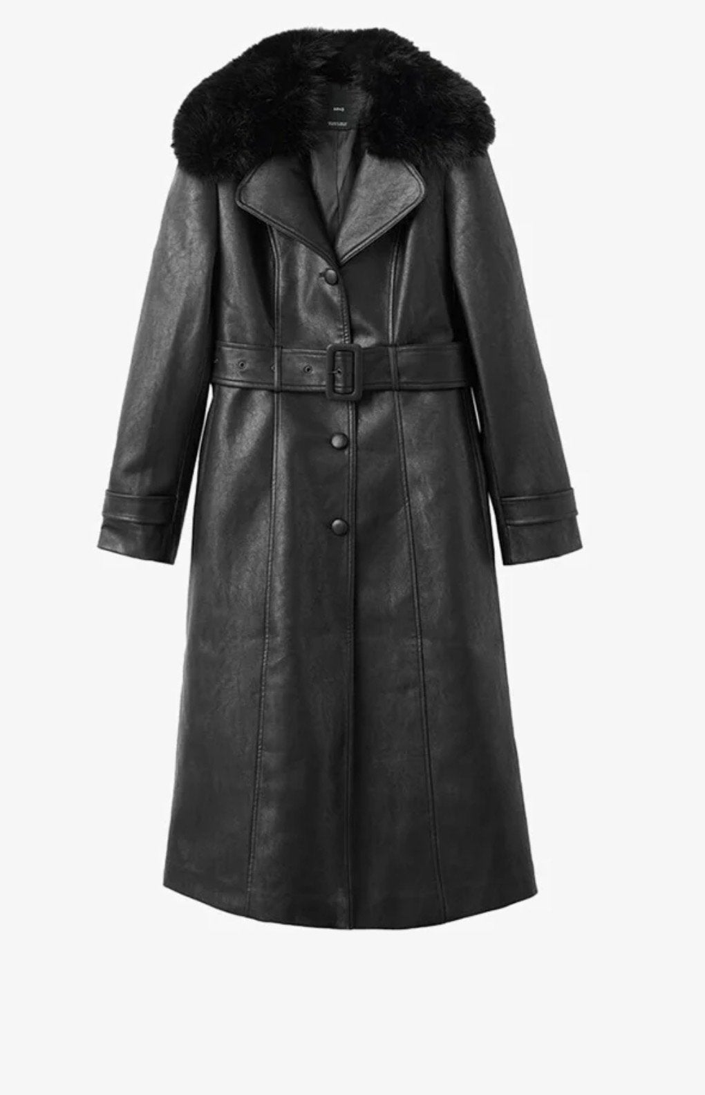 Mango trench coat en riem, Kleding | Dames, Ophalen of Verzenden, Nieuw, Maat 36 (S), Zwart