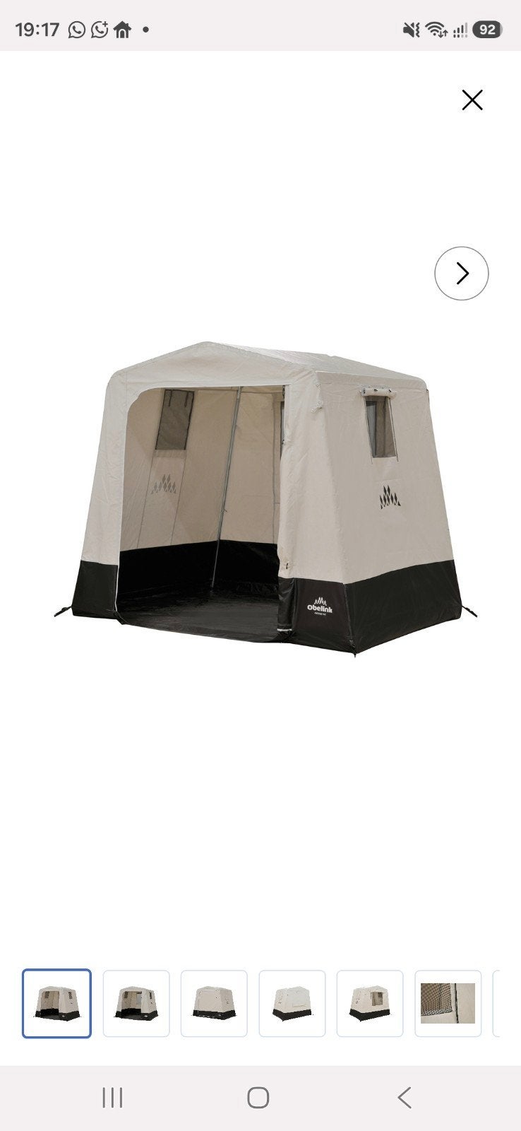 Obelink Prestige PVC Schuurtent - veel opbergruimte, Ophalen