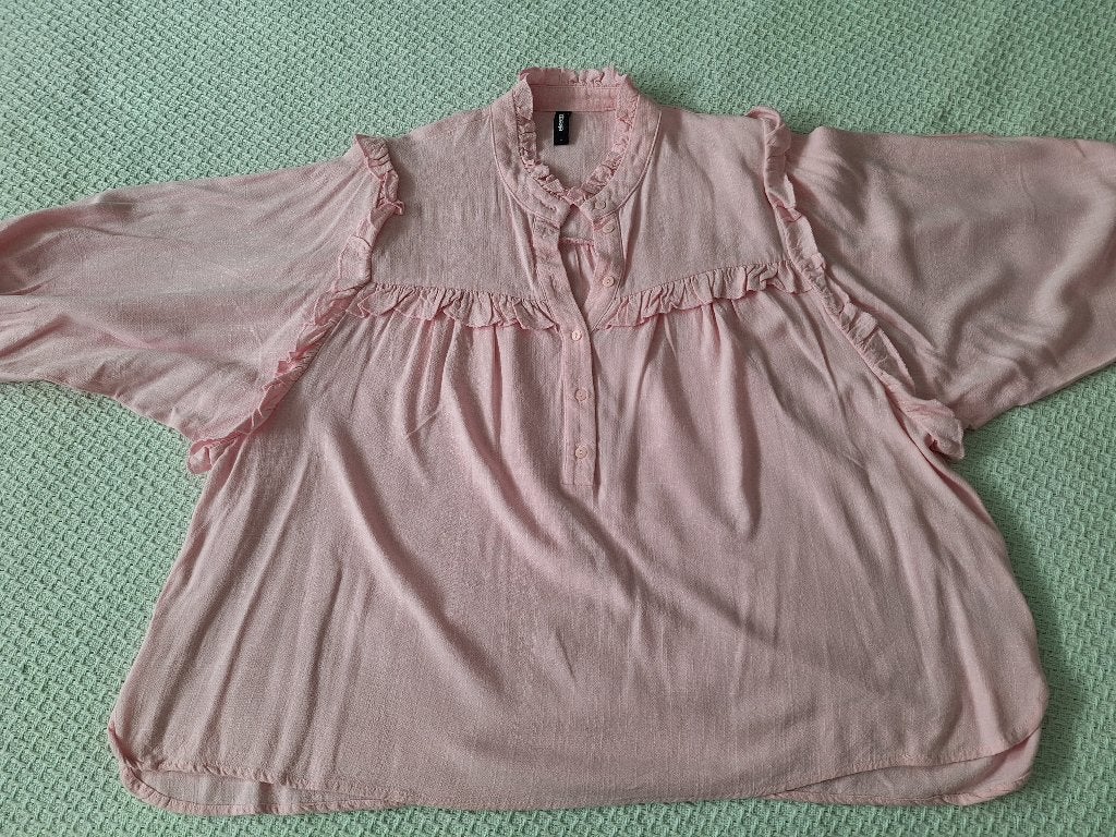 licht roze blousje mt.l eksept by shoeby zgan  1x gedragen, Maat 42/44 (L), Ophalen of Verzenden, Zo goed als nieuw, Eksept