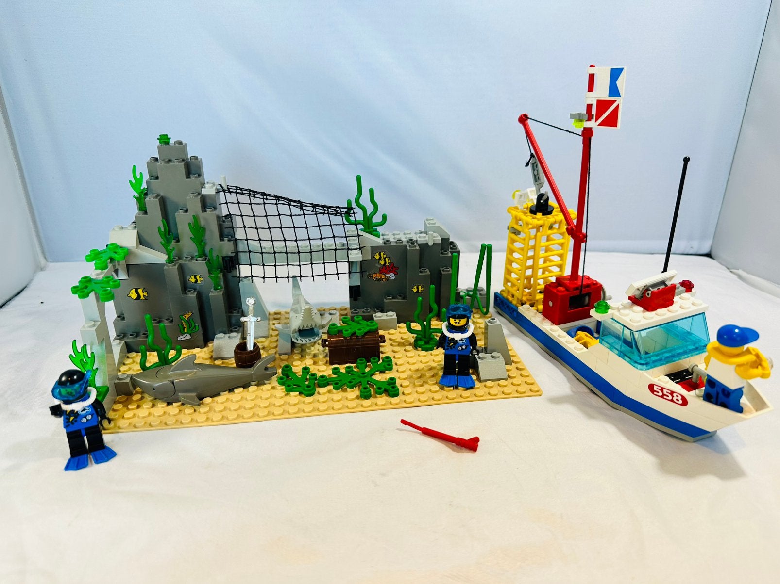 Lego 6558 Cage Cove, Inclusief minifiguren, Gebruikt, Overige thema's, Lego