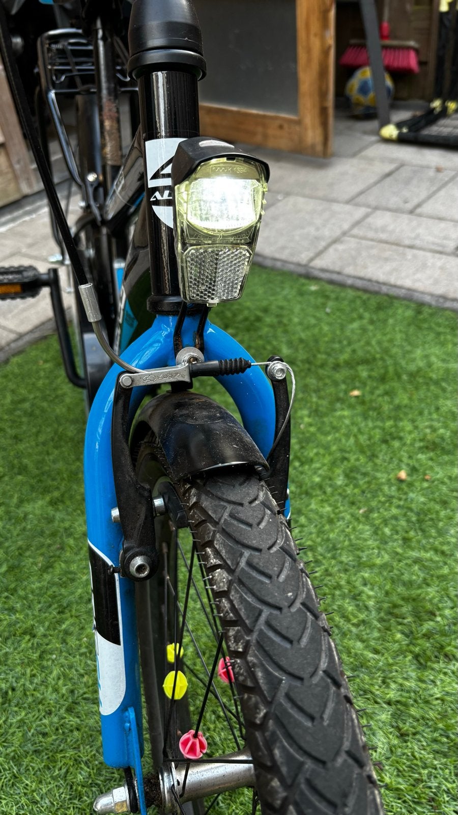 Altec Stitch Kids Fiets 20 inch - Zwart/Blauw, Ophalen, Gebruikt, Velgrem, 16 tot 20 inch