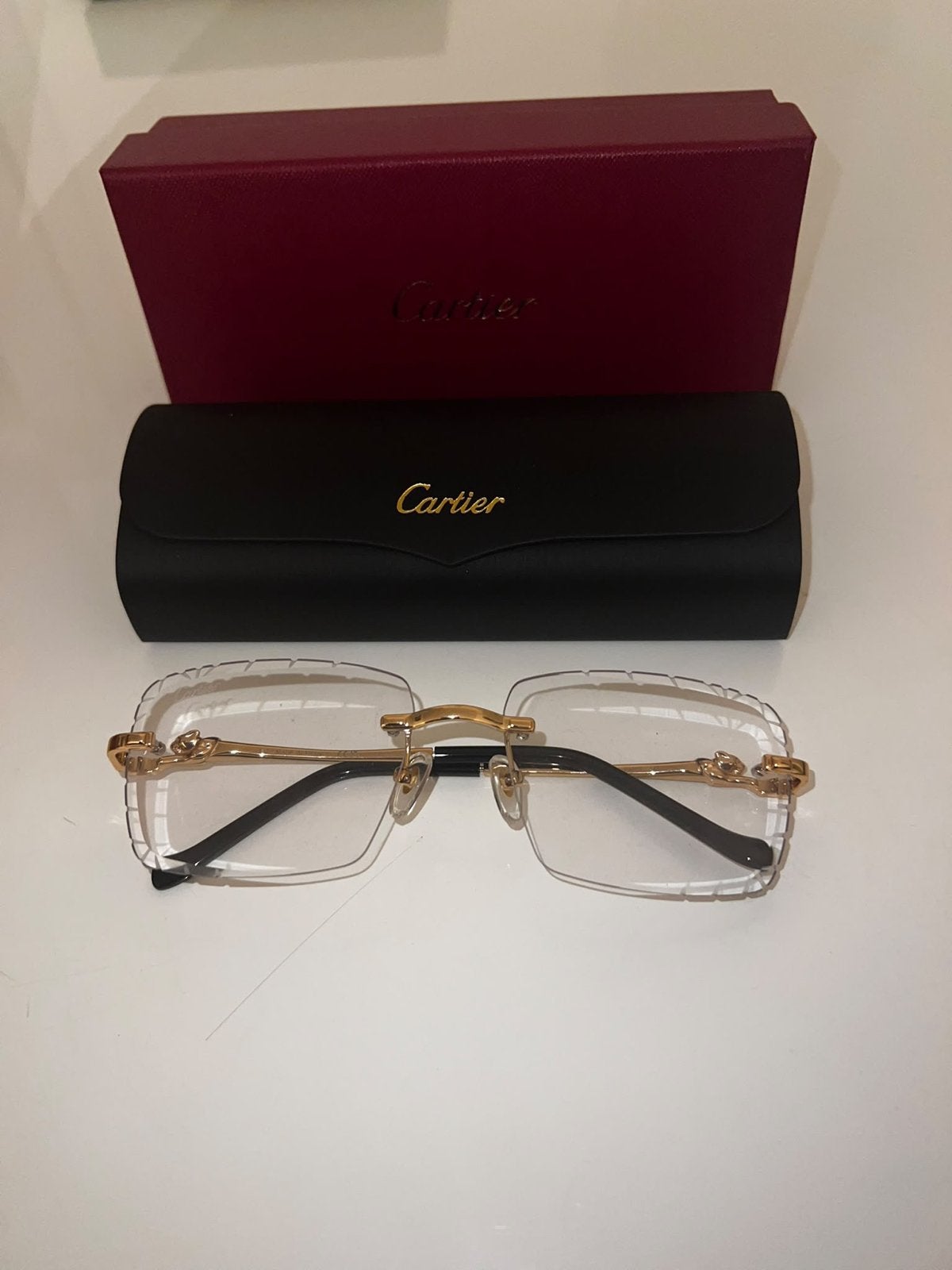 Cartier bril, Sieraden, Tassen en Uiterlijk, Overige merken, Zwart, Ophalen of Verzenden, Zo goed als nieuw