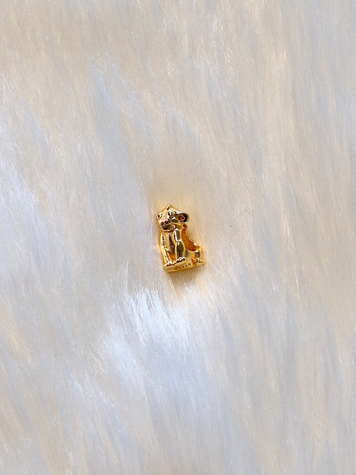 Pandora Disney Lion King Simba Bedel 925 Zilver Verguld, Ophalen of Verzenden
