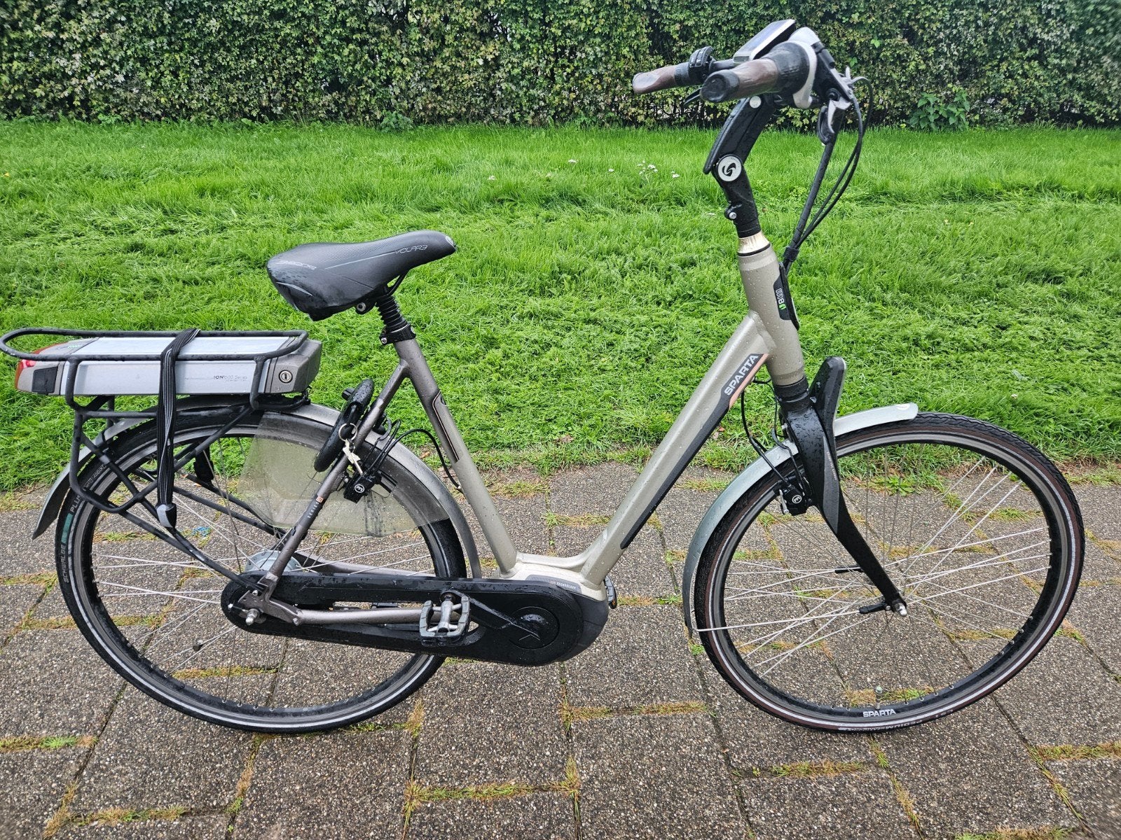 Elektrische fiets sparta, 2 zitjes, Sparta, Zo goed als nieuw, 56 cm of meer